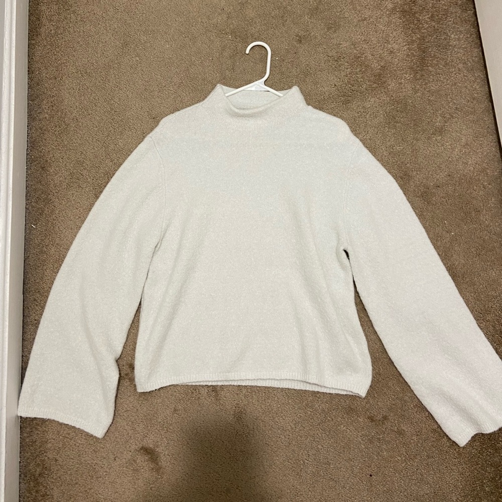 white sweater from Target